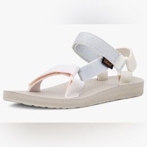 Teva Women's Sandals in White and Cream